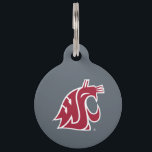 Washington State Cougar Pet Name Tag<br><div class="desc">Check out these official Washington State Cougar products! All of these products are customizable with your name, club, sport, or class year on Zazzle.com. Show off your Cougar pride by getting your WSU gear here. These products make perfect gifts for the Washington State student, alumni, family, friend, or fan in...</div>