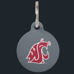 Washington State Cougar Pet Name Tag<br><div class="desc">Check out these official Washington State Cougar products! All of these products are customizable with your name, club, sport, or class year on Zazzle.com. Show off your Cougar pride by getting your WSU gear here. These products make perfect gifts for the Washington State student, alumni, family, friend, or fan in...</div>