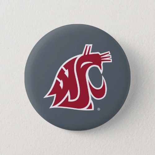 Washington State Cougar Pinback Button