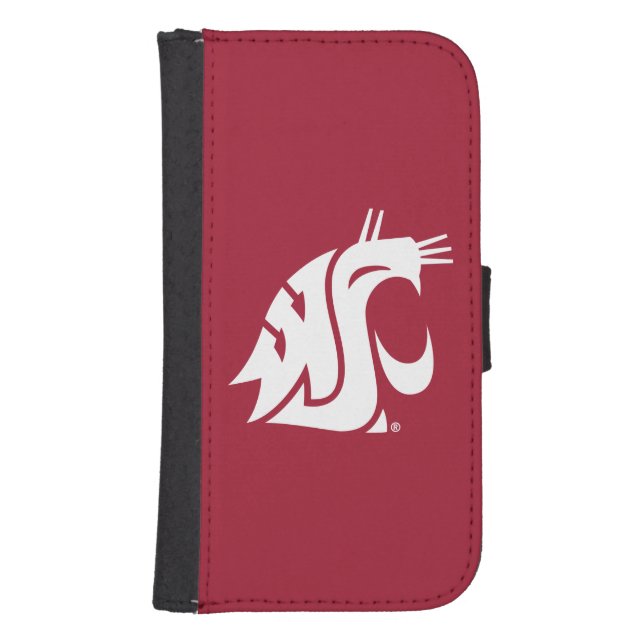 Washington State Cougar Samsung Galaxy Wallet Case (Front)