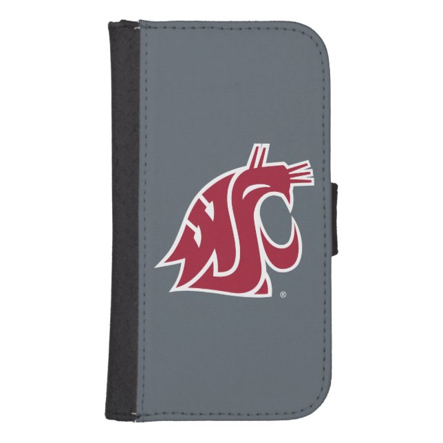Washington State Cougar Samsung Galaxy Wallet Case (Front)