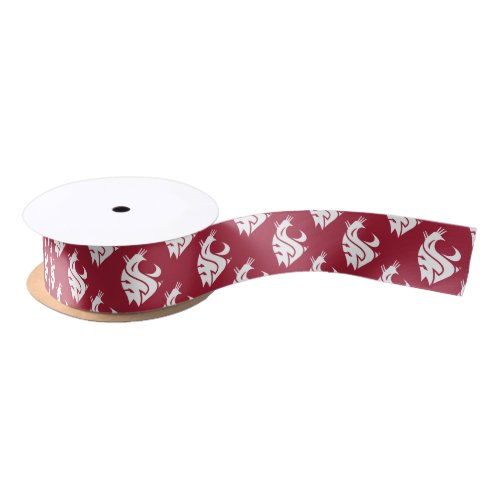 Washington State Cougar Satin Ribbon