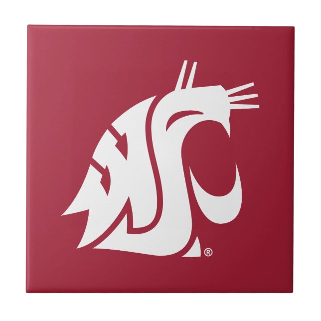 Washington State Cougar Tile (Front)