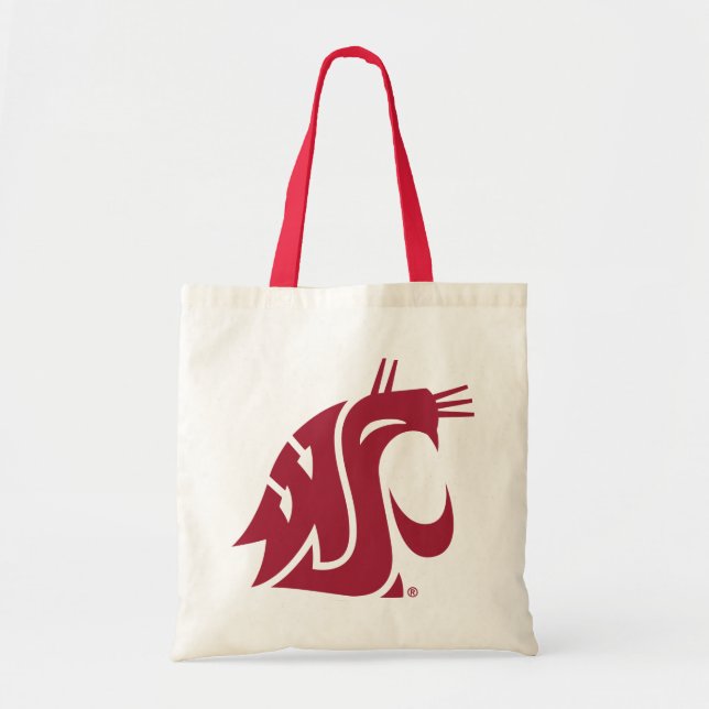 Washington State Cougar Tote Bag (Front)