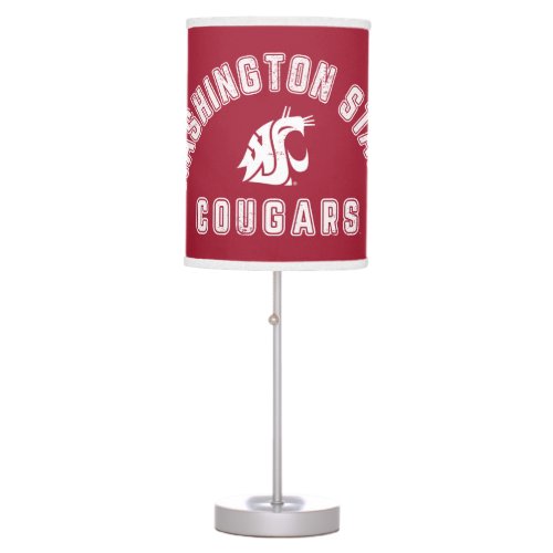 Washington State Cougars _ Vintage Table Lamp