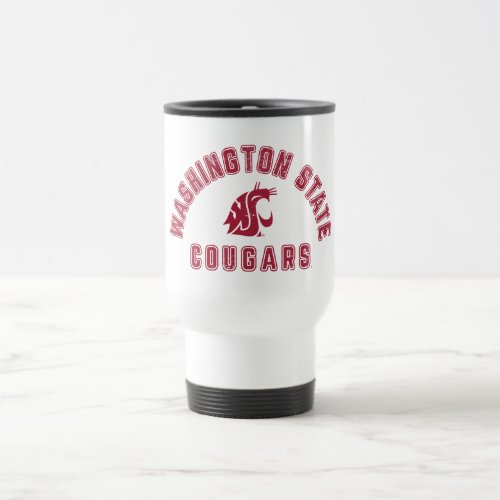 Washington State Cougars _ Vintage Travel Mug