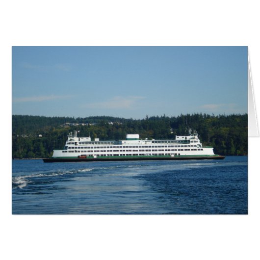 Washington State Ferry Cards (Front Horizontal)