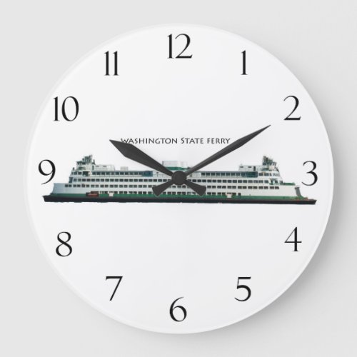 Washington State Ferry Large Clock