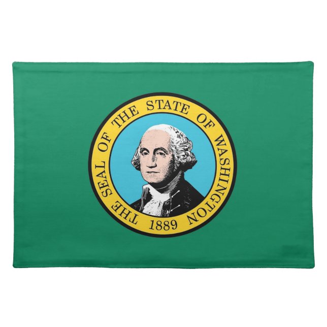 Washington State Flag American MoJo Placemat (Front)