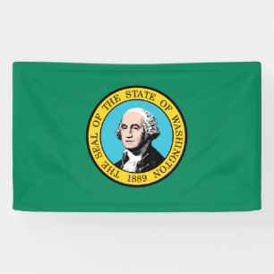 Washington State Flag Banner