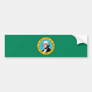 Washington State Flag Bumper Sticker