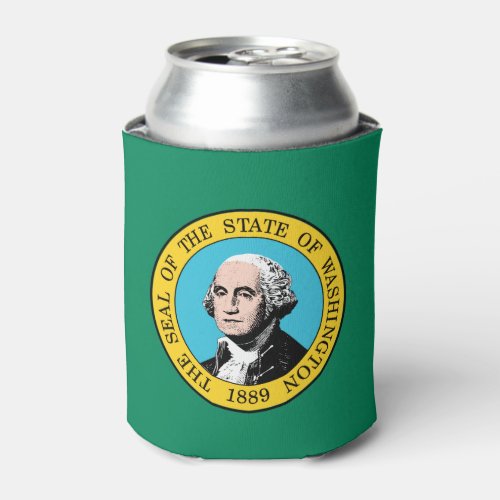 Washington State Flag Can Cooler