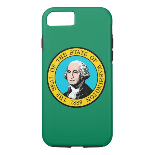 Washington State Flag Design iPhone 87 Case