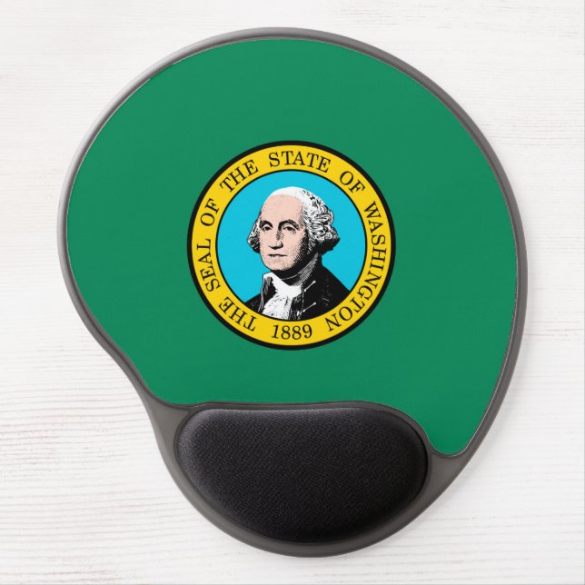 Washington State Flag Design Gel Mouse Pad (Front)