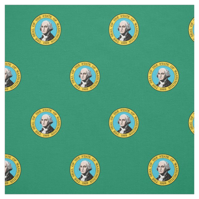 Washington State Flag Fabric (Swatch)