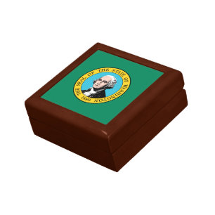 Washington State Flag Gift Box