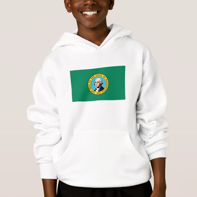 Washington State Flag Hoodie (Front)