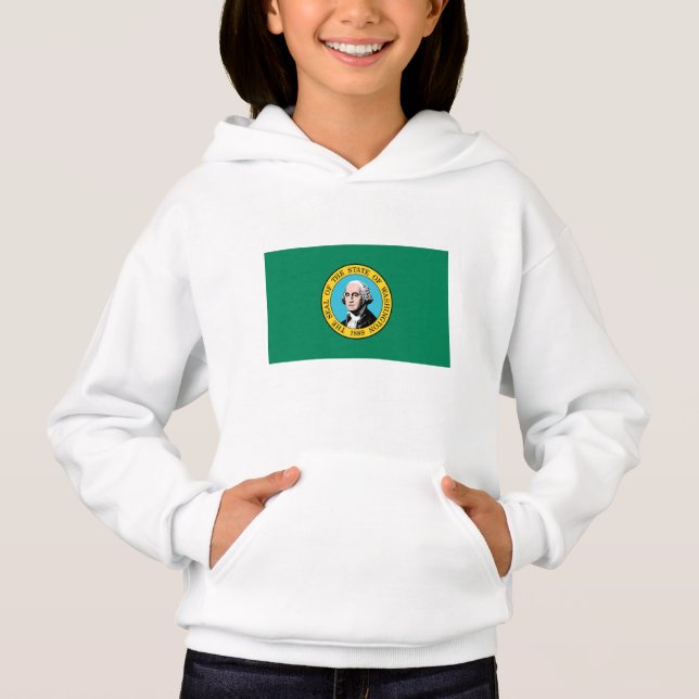 Washington State Flag Hoodie (Front)