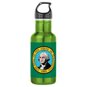 Washington State Flag Liberty Bottle