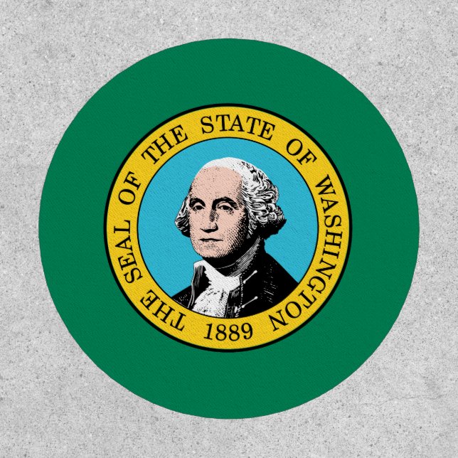 Washington State Flag Patch (Front)
