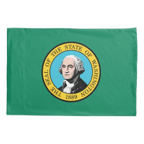 Washington State Flag Pillow Case