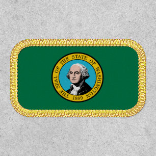 Washington State Flag Small Patch