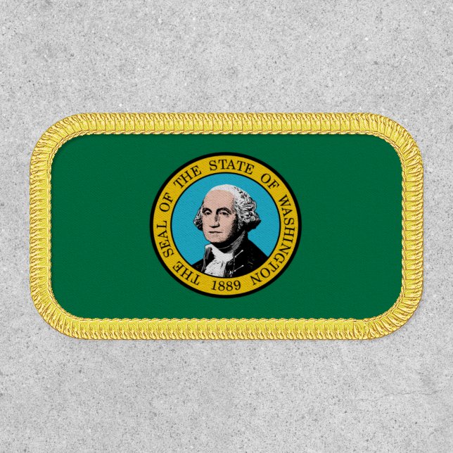 Washington State Flag Small Patch (Front)