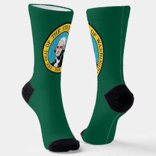 Washington State flag Socks