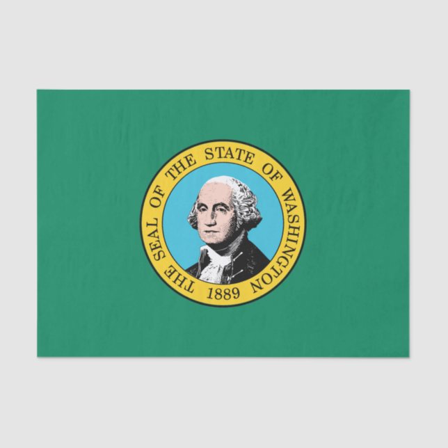 Washington State Flag Tissue Paper (Front)