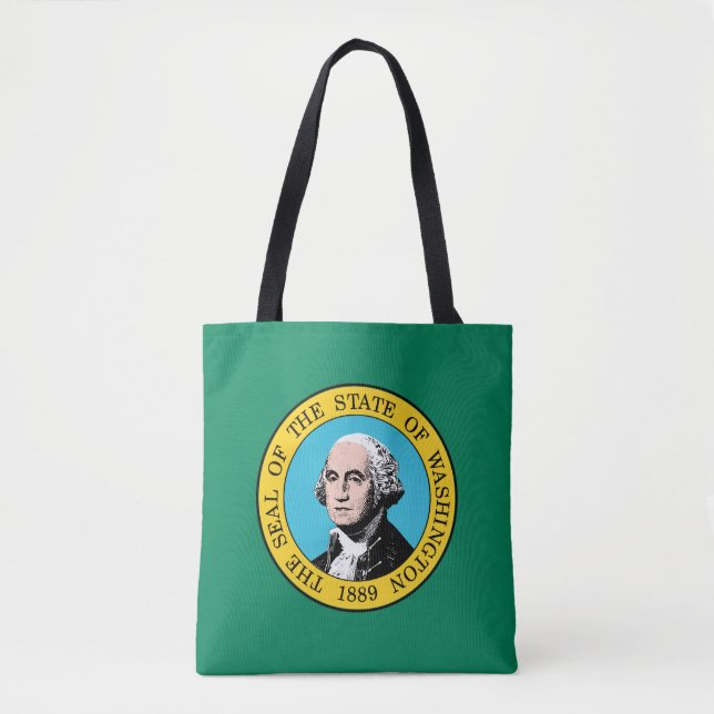 Washington State Flag Tote Bag (Front)