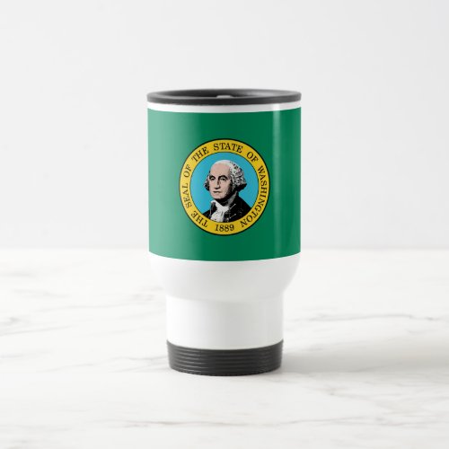 Washington State Flag Travel Mug