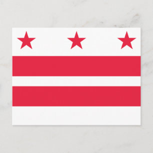 Washington State Flag Travel Postcard