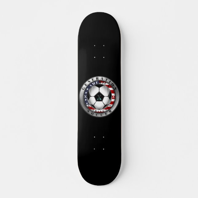 Washington State Generation X American Soccer. Skateboard (Front)