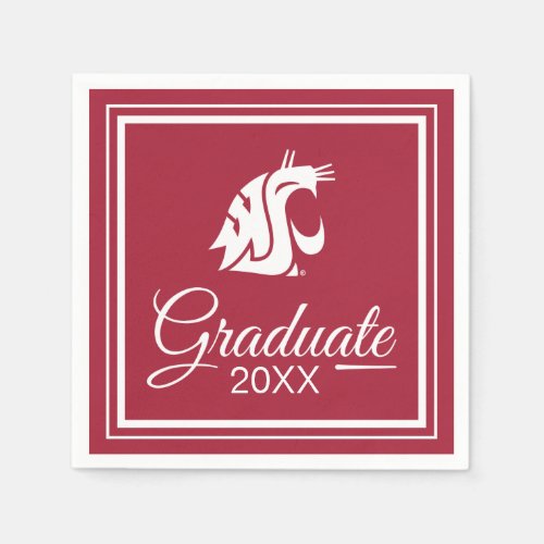 Washington State Graduate Napkins