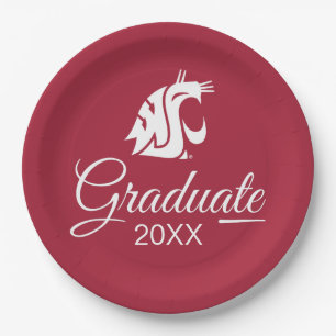 Washington State Graduate Paper Plates