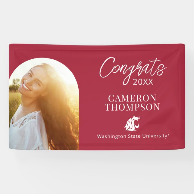 Washington State Graduate | Photo Arch Banner (Horizontal)