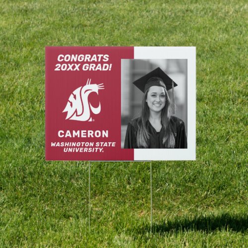 Washington State Graduate Sign