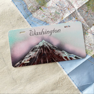 Washington State License Plate