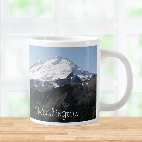 Washington State Mount Baker Photo Giant Coffee Mug
