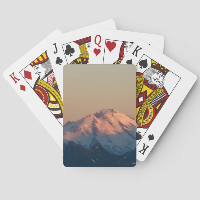Washington State, North Cascades. Mount Baker Poker Cards (Back)