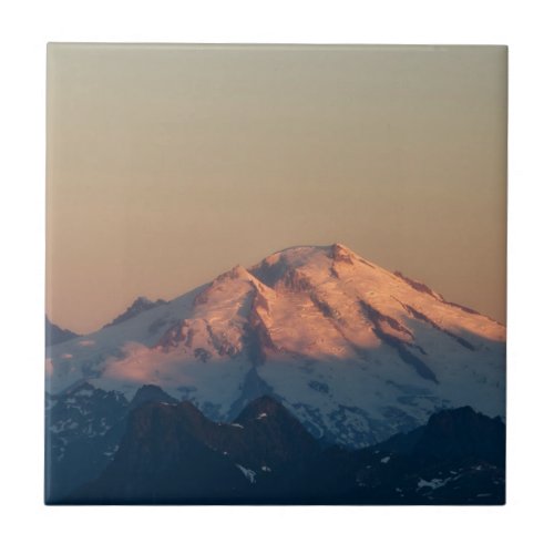 Washington State North Cascades Mount Baker Tile