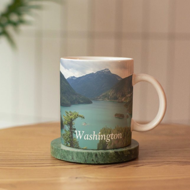 Washington State North Cascades National Park Coffee Mug (In Situ Coaster)