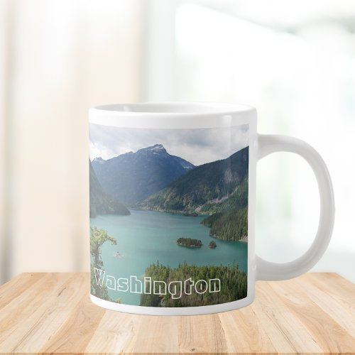 Washington State North Cascades National Park Giant Coffee Mug