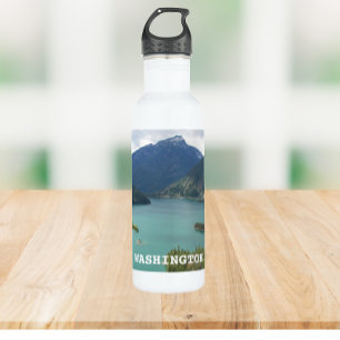 Washington State North Cascades National Park Stainless Steel Water Bottle