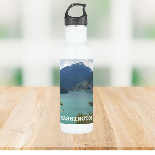Washington State North Cascades National Park Stainless Steel Water Bottle (In Situ)
