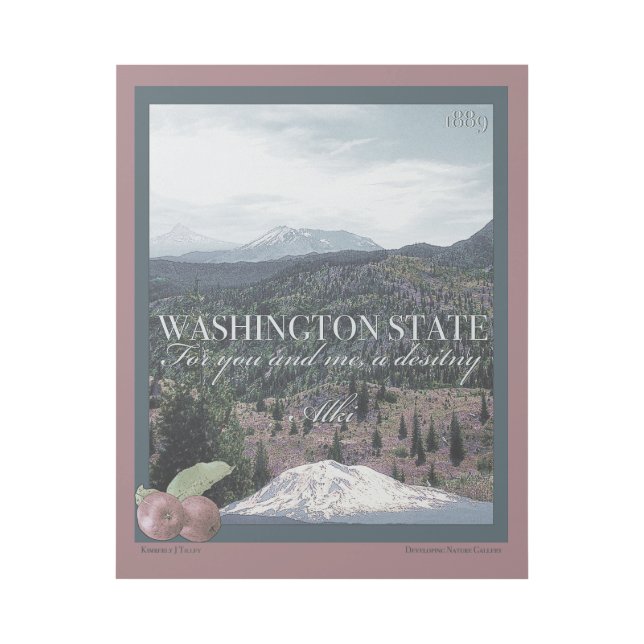 Washington State Poster Art (Front)