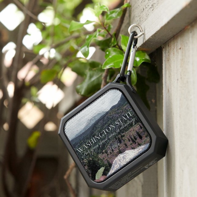 Washington State Poster Art Bluetooth Speaker (Inisitu)