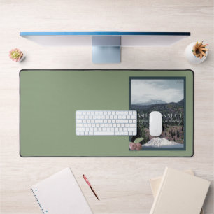 Washington State Poster Art Desk Mat
