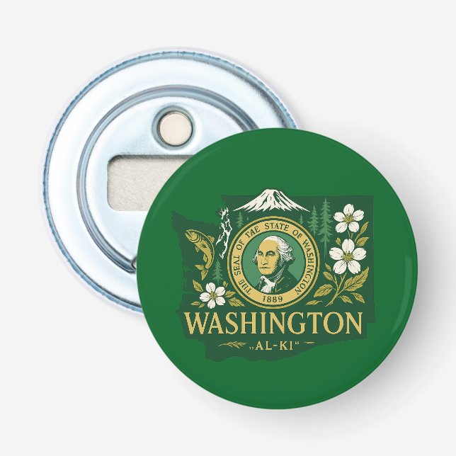  Washington state pride Bottle Opener (Front)