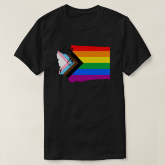 Washington State Pride LGBTQ Progress Pride T-Shirt